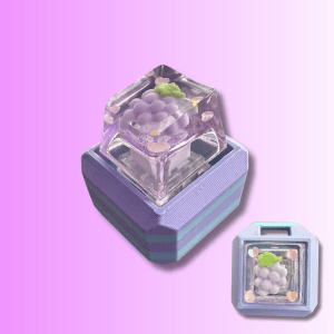 Grape Fruit Resin Clicker