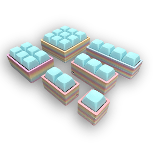 Blue Rainbow Clickers