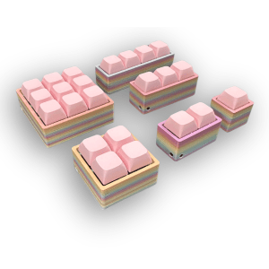 Pink Rainbow Clickers