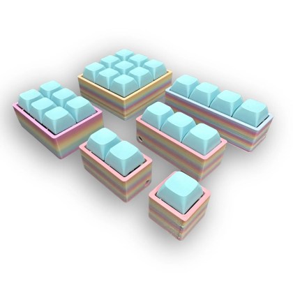 Blue Rainbow Clickers
