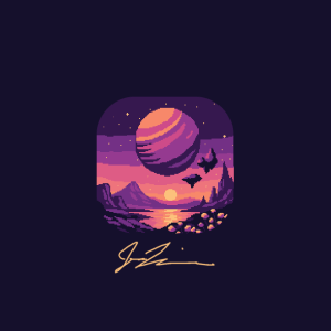 Orbit over Ember Bay