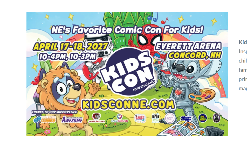 Kids Con Concord NH