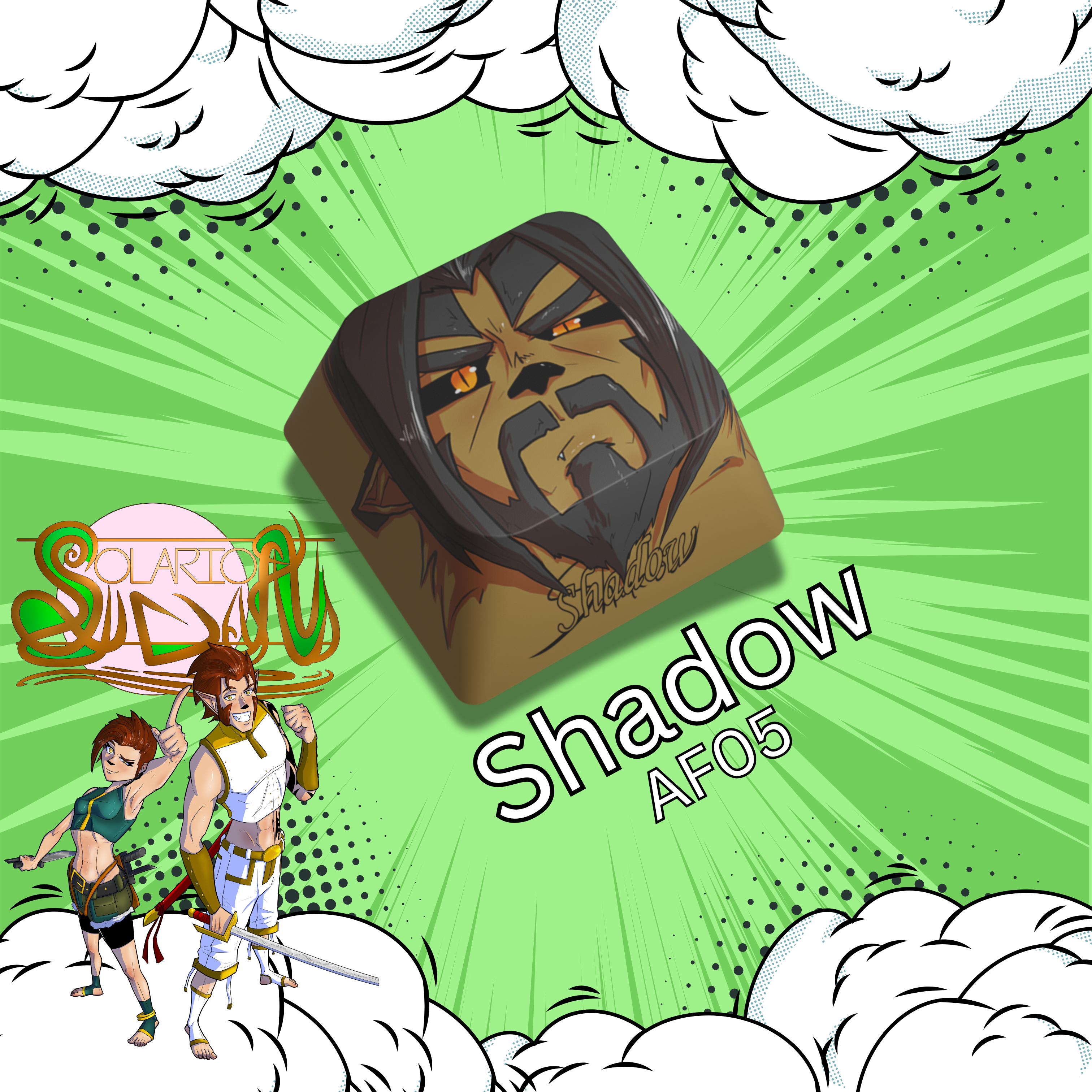 Shadow - Solarion Sun Keycap
