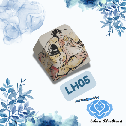 Lady & Snake - Keycap